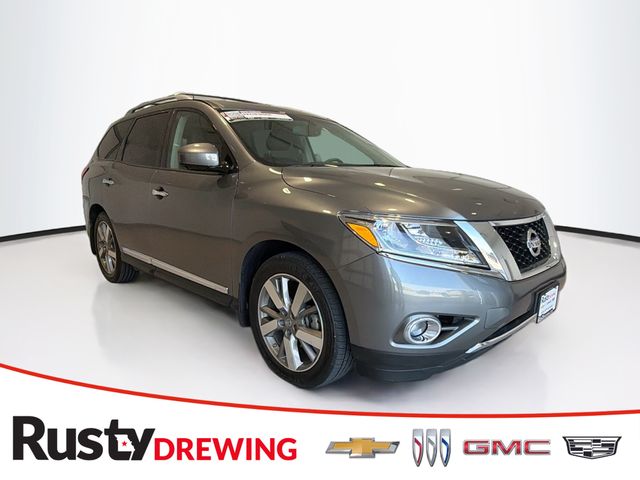 Gray (Gun Metallic) 2015 Nissan Pathfinder Platinum 4WD SUV / Crossover Four-Wheel Drive Continuously Variable Transmission