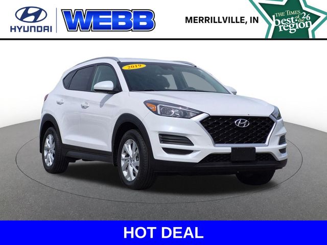 White Pearl 2019 Hyundai Tucson Value FWD SUV / Crossover Front-Wheel Drive 6-Speed Automatic
