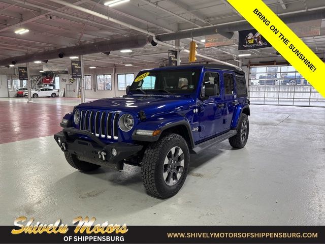 Ocean Blue Metallic Clearcoat 2018 Jeep Wrangler SUV / Crossover Four-Wheel Drive 8-Speed Automatic