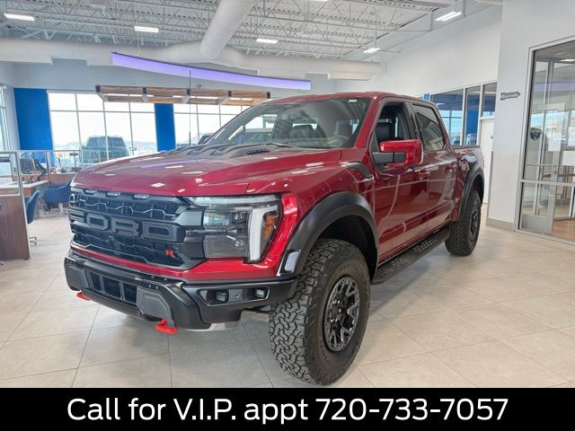 Ruby Red Metallic 2026 Ford F-150 Raptor SuperCrew 4WD Pickup Truck Four-Wheel Drive Automatic