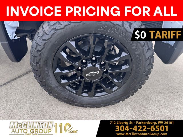 2025 Summit White Chevrolet Silverado 2500HD LT 4X4 Truck