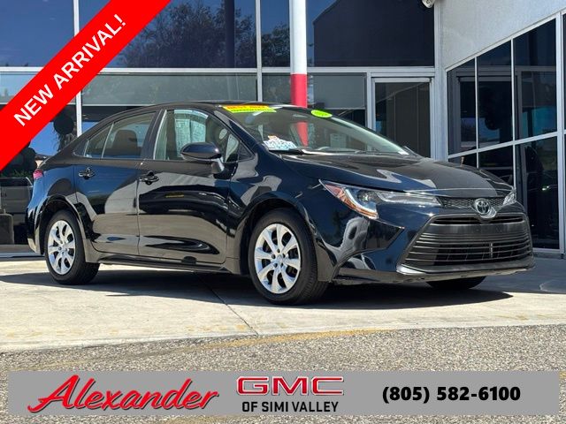 Midnight Black Metallic 2025 Toyota Corolla Sedan Front-Wheel Drive Continuously Variable Transmission