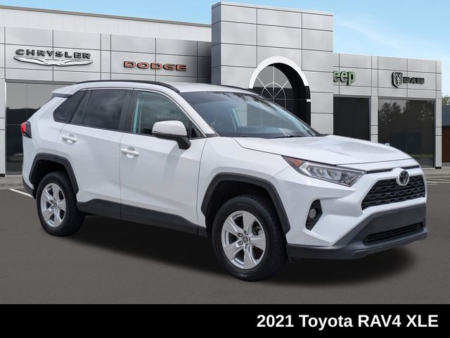 Super White 2021 Toyota RAV4 SUV / Crossover Front-Wheel Drive 8-Speed Automatic