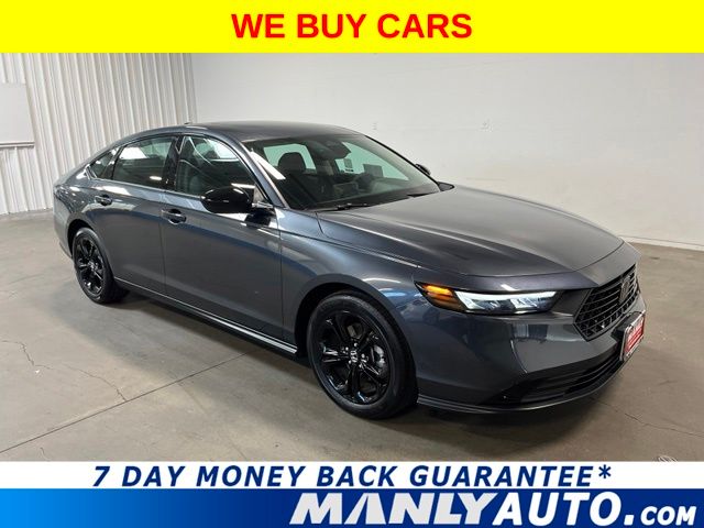 Gray 2025 Honda Accord Sedan Front-Wheel Drive Continuously Variable Transmission