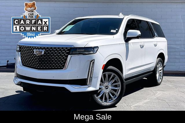Crystal White Tricoat 2024 Cadillac Escalade Premium Luxury RWD SUV / Crossover Rear-Wheel Drive Automatic