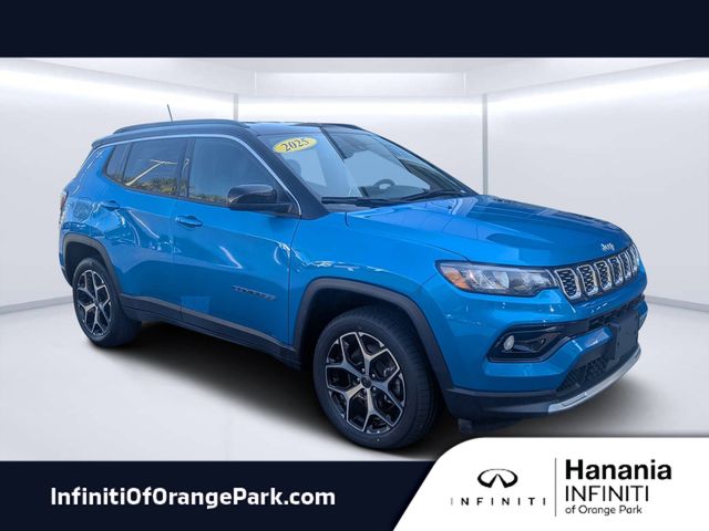 Hydro Blue Pearlcoat 2025 Jeep Compass SUV / Crossover Four-Wheel Drive 8-Speed Automatic