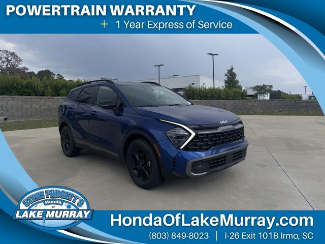 Sapphire Blue 2024 Kia Sportage SUV / Crossover All-Wheel Drive 8-Speed Automatic