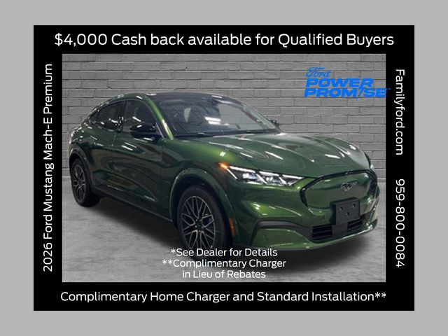 Eruption Green Metallic 2026 Ford Mustang Mach-E SUV / Crossover All-Wheel Drive Automatic