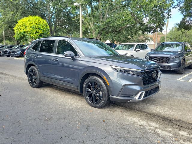 Meteorite Gray Metallic 2024 Honda CR-V Hybrid SUV / Crossover All-Wheel Drive Continuously Variable Transmission