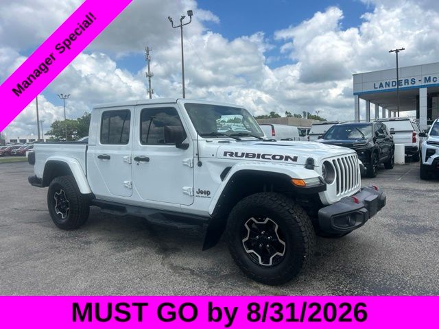 Bright White Clearcoat 2023 Jeep Gladiator Pickup Truck Four-Wheel Drive 8-Speed Automatic