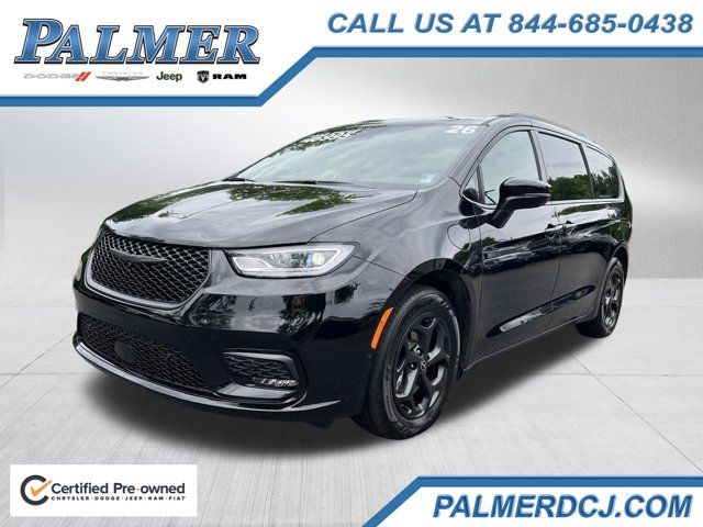 Diamond Black 2026 Chrysler Pacifica Hybrid Select Premium FWD Minivan Front-Wheel Drive Continuously Variable Transmission