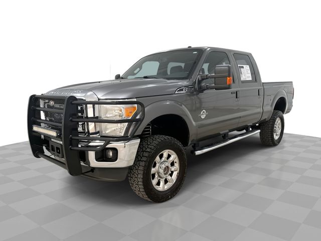 Sterling Gray Metallic 2013 Ford F-250 Super Duty Lariat Crew Cab 4WD Pickup Truck Four-Wheel Drive 6-Speed Automatic Overdrive