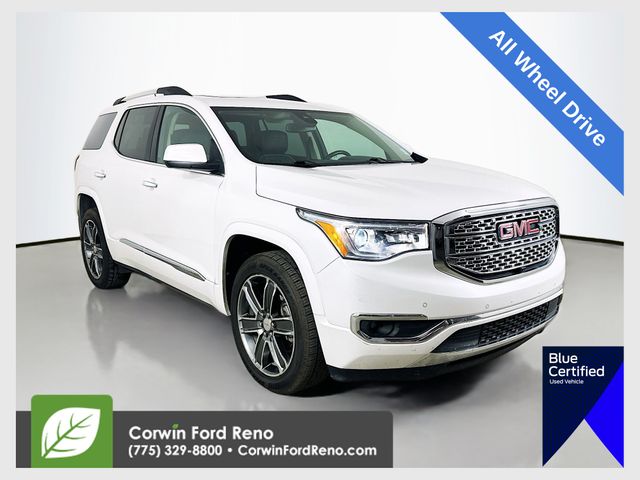 White Frost Tricoat 2019 GMC Acadia Denali AWD SUV / Crossover Four-Wheel Drive 6-Speed Automatic
