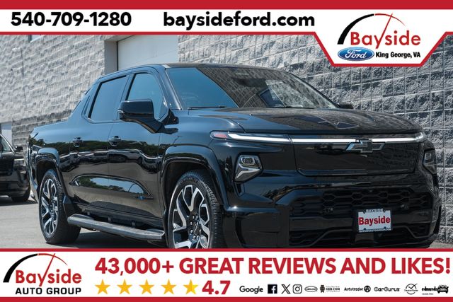 Black 2024 Chevrolet Silverado EV Pickup Truck All-Wheel Drive 1-Speed Automatic