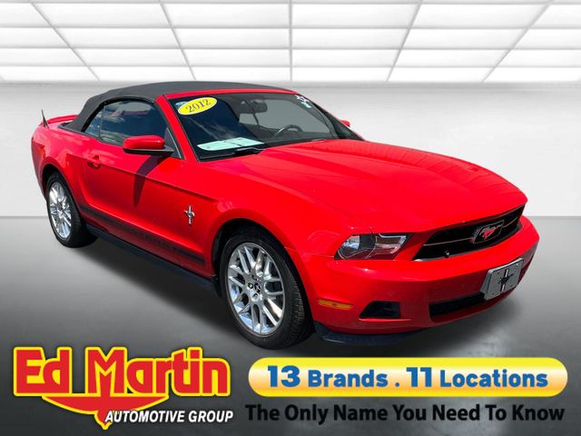 Race Red 2012 Ford Mustang Convertible Rear-Wheel Drive 6-Speed Automatic