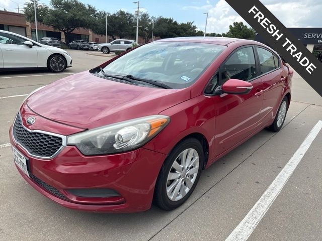 Crimson Red Metallic 2016 Kia Forte Sedan Front-Wheel Drive 6-Speed Automatic