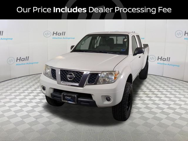 Glacier White 2017 Nissan Frontier Pickup Truck Four-Wheel Drive 5-Speed Automatic Overdrive
