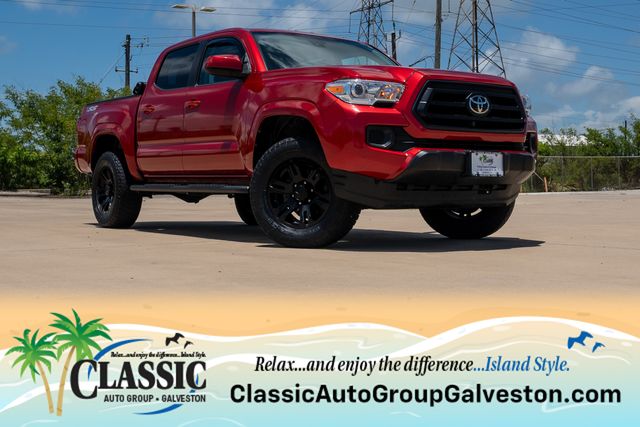 Barcelona Red Metallic 2022 Toyota Tacoma SR I4 Double Cab RWD Pickup Truck 4X2 6-Speed Automatic