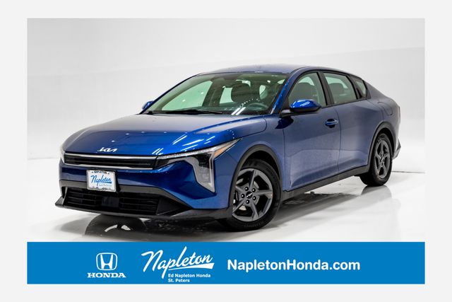 Deep Sea Blue 2025 Kia K4 LXS FWD Sedan Front-Wheel Drive Continuously Variable Transmission