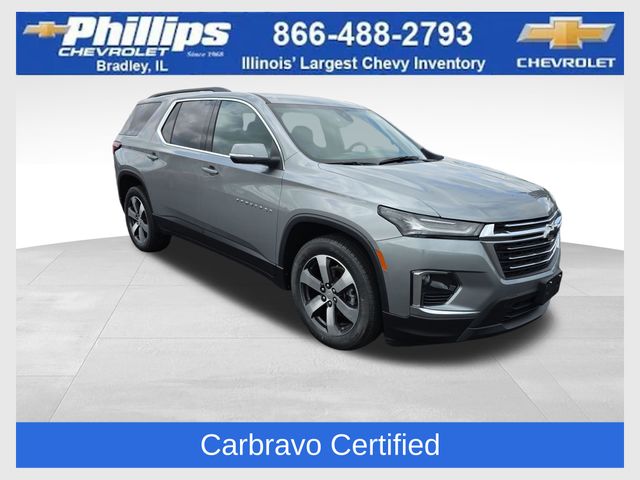 Sterling Gray Metallic 2023 Chevrolet Traverse SUV / Crossover Four-Wheel Drive 9-Speed Automatic