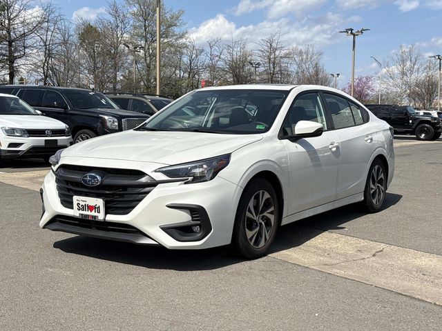 Crystal White Pearl 2025 Subaru Legacy Premium AWD Sedan All-Wheel Drive Continuously Variable Transmission