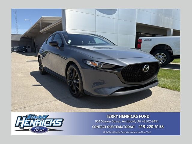 Polymetal Gray Metallic 2024 Mazda MAZDA3 2.5 S Carbon Edition Hatchback AWD Hatchback All-Wheel Drive 6-Speed Automatic