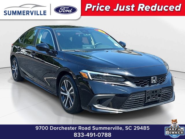 Meteorite Gray Metallic 2024 Honda Civic Hatchback Hatchback Front-Wheel Drive Continuously Variable Transmission
