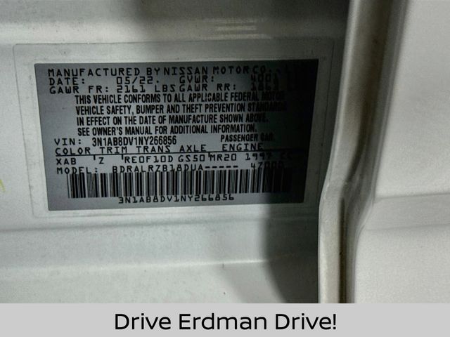 Used 2022 Nissan Sentra Sedan