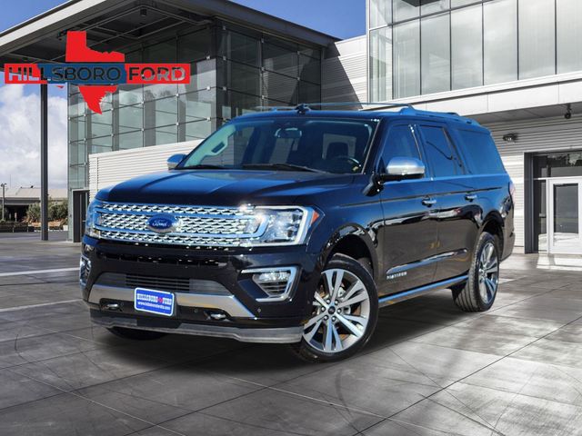 2021 Agate Black Metallic Ford Expedition Max Platinum 4X4 SUV