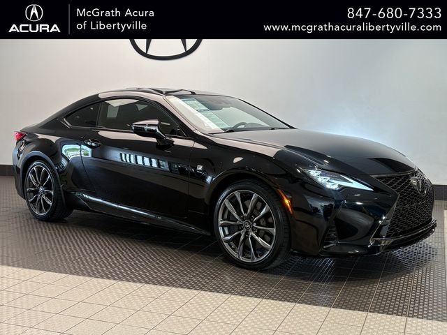 Black (Obsidian) 2021 Lexus RC Coupe Rear-Wheel Drive 8-Speed Automatic