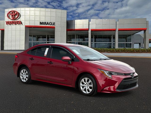 Red (Ruby Flare Pearl) 2025 Toyota Corolla Sedan Front-Wheel Drive Continuously Variable Transmission