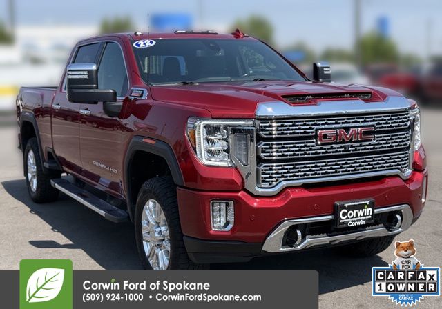 Cayenne Red Tintcoat 2022 GMC Sierra 2500HD Pickup Truck Four-Wheel Drive Automatic