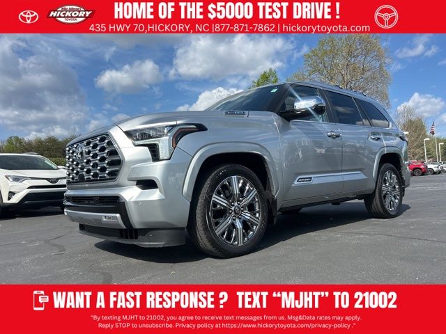 Celestial Silver 2026 Toyota Sequoia Capstone 4WD SUV / Crossover Four-Wheel Drive Automatic