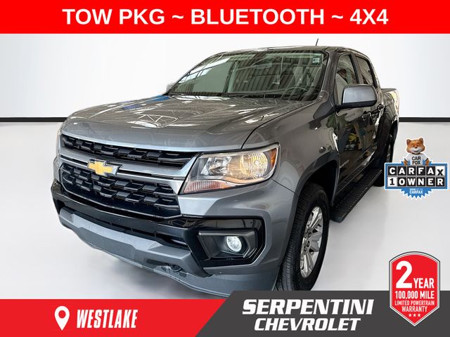 Gray (Satin Steel Metallic) 2021 Chevrolet Colorado Pickup Truck Four-Wheel Drive 8-Speed Automatic