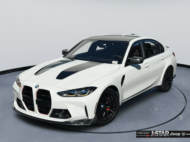 White 2024 BMW M3 CS RWD Sedan All-Wheel Drive 8-Speed Automatic