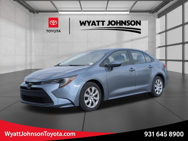 Gray 2023 Toyota Corolla LE FWD Sedan Front-Wheel Drive Continuously Variable Transmission
