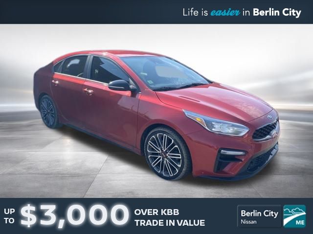 Currant Red 2020 Kia Forte GT FWD Sedan Front-Wheel Drive 7-Speed Automatic