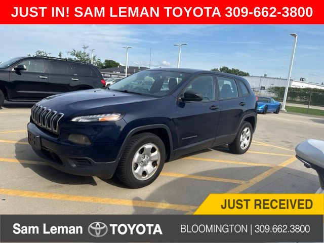 True Blue Pearlcoat 2015 Jeep Cherokee SUV / Crossover Front-Wheel Drive 9-Speed Automatic