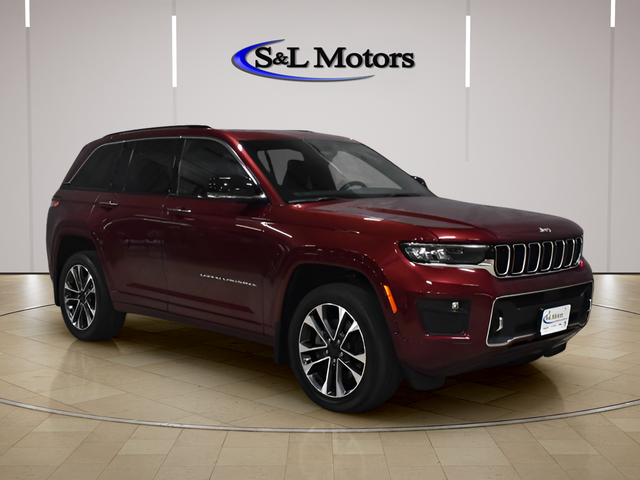 Velvet Red Pearlcoat 2022 Jeep Grand Cherokee Overland 4WD SUV / Crossover Four-Wheel Drive 8-Speed Automatic