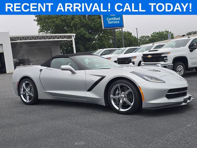 Blade Silver Metallic 2014 Chevrolet Corvette Stingray 2LT Convertible RWD Convertible Rear-Wheel Drive 6-Speed Automatic