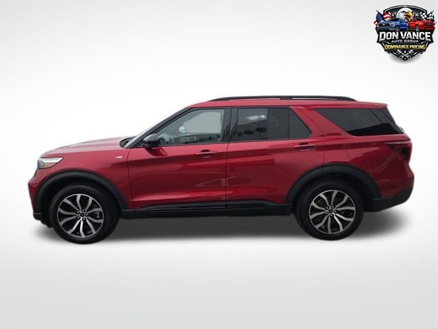 Red Metallic 2022 Ford Explorer ST-Line AWD SUV / Crossover All-Wheel Drive Automatic