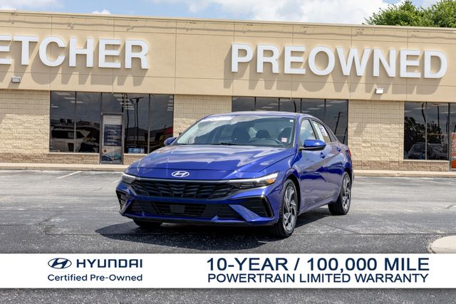 Intense Blue 2025 Hyundai Elantra Sedan Front-Wheel Drive Automatic