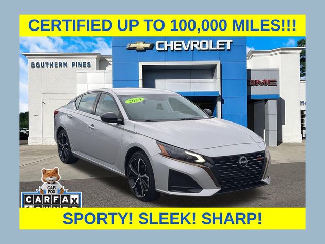 Brilliant Silver Metallic 2024 Nissan Altima Sedan Front-Wheel Drive Continuously Variable Transmission