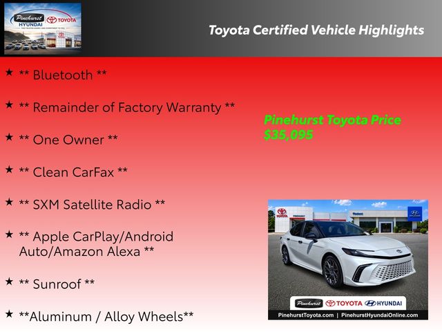 Used 2025 Toyota Camry Sedan