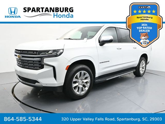 Summit White 2023 Chevrolet Suburban Premier RWD SUV / Crossover 4X2