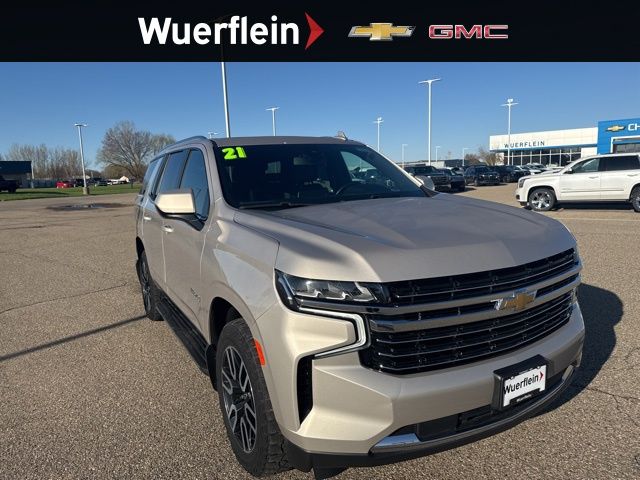 Brown (Empire Beige Metallic) 2021 Chevrolet Tahoe SUV / Crossover Four-Wheel Drive 