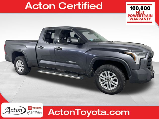 Magnetic Gray Metallic 2023 Toyota Tundra SR5 Double Cab 4WD Pickup Truck Four-Wheel Drive Automatic