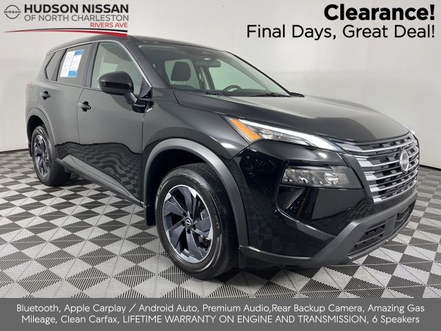 Super Black 2025 Nissan Rogue SUV / Crossover Front-Wheel Drive Continuously Variable Transmission