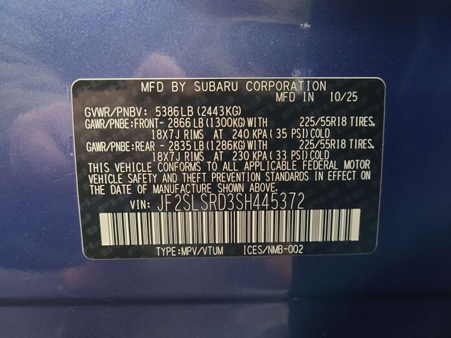 2025 – Subaru – Forester Hybrid