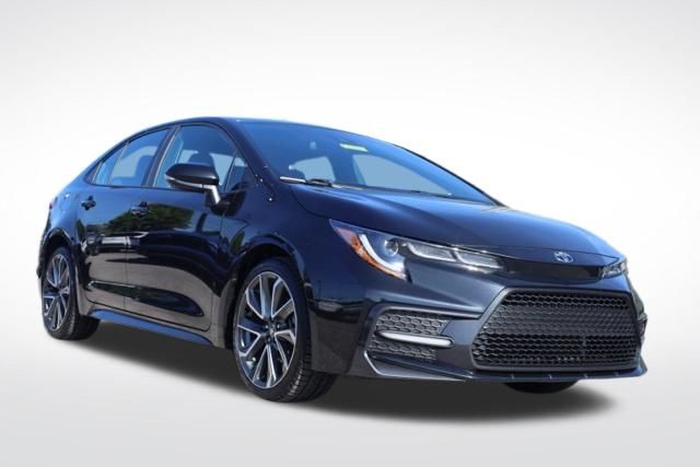 Black Sand Pearl 2021 Toyota Corolla SE FWD Sedan Front-Wheel Drive Continuously Variable Transmission